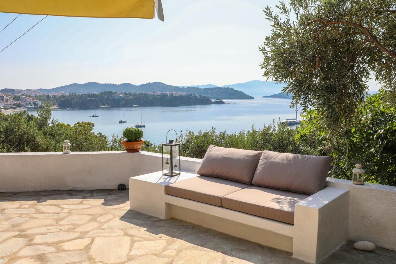 Golden View Villa Skiathos Town Bagian luar foto