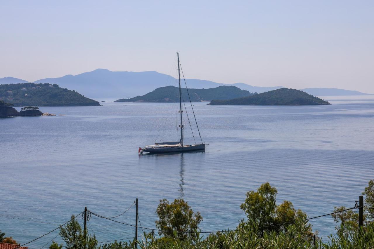 Golden View Villa Skiathos Town Bagian luar foto